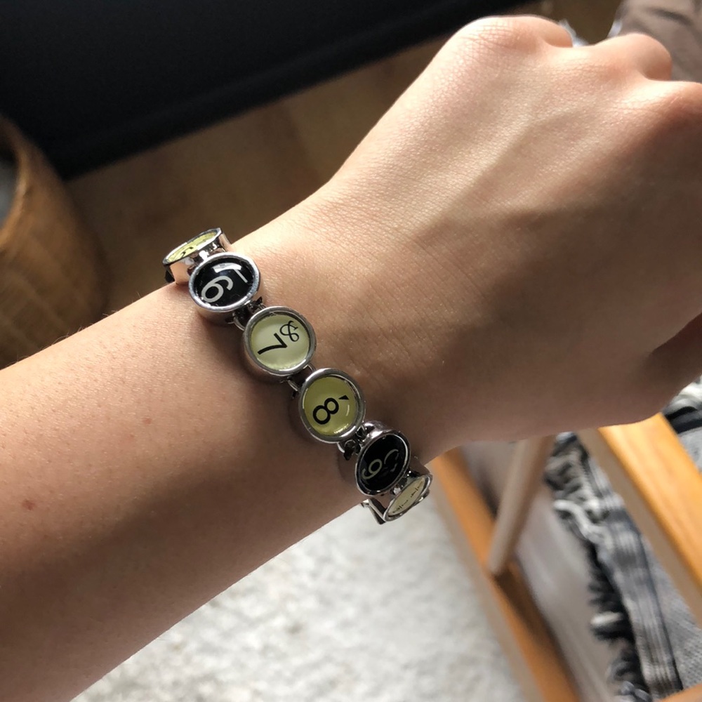 NWOT Typewriter Key Bracelet